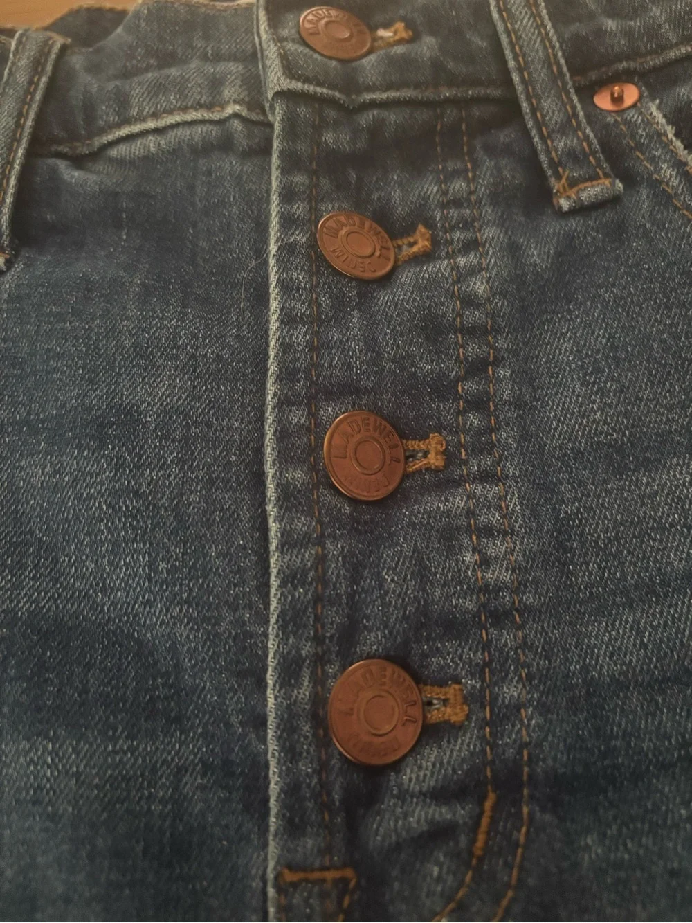 Madewell The Perfect Vintage Crop Jean Button-Fly Size 26